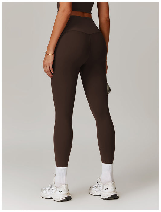 Ribbed Non-Seamless High Waist Yoga Leggings CK8889